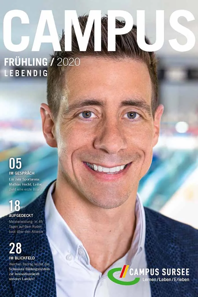 Titelseite CAMPUS Magazin Mathias Hecht