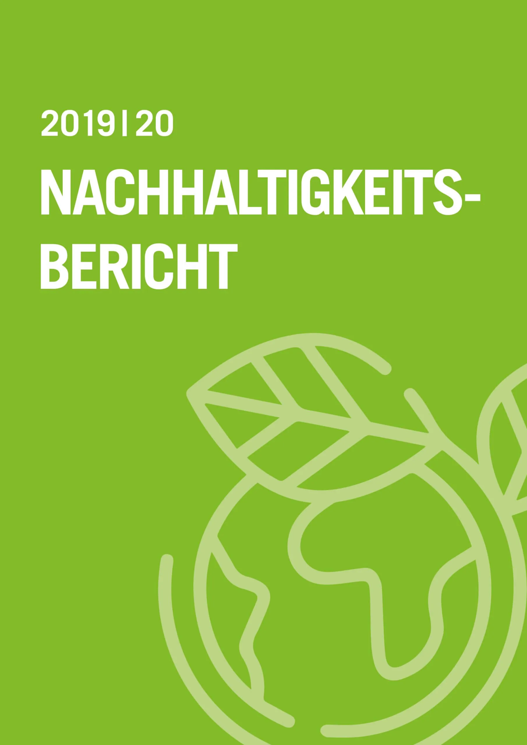 Nachhaltigkeitsbericht 2019/20